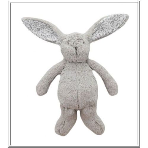 Doudou Peluche Lapin Gris Bouchara Jouet Bebe Naissance