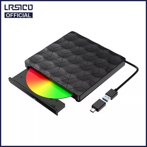 Lecteur CD DVD externe Graveur CD/DVD-RW Lecteur DVD optique USB 3.0 & Type-C pour Ordinateur portable iMac Apple MacBook Air/Pro Xiaomi,KLJ24