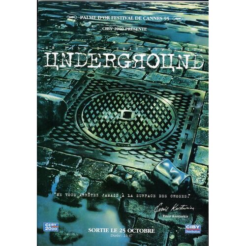 Underground, Synopsis Dépliant, Emir Kusturica, Predrag Manojlovic, Lazar Ristovski, Mirjana Jokovic