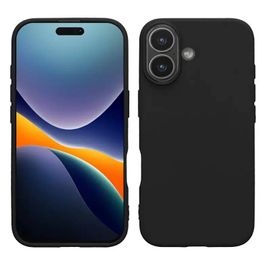 Coque pour Apple iPhone 17 - housse etui silicone gel fine + film ecran - NOIR