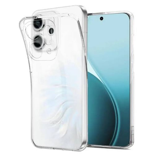 Coque Pour Oppo Reno 14 / 14 F / 14 Fs 5g - Housse Etui Silicone Gel Fine + Verre Trempe - Transparent Tpu