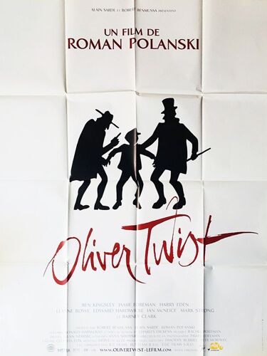 Oliver Twist - Véritable Pré-Affiche De Cinéma Pliée - Format 120x160 Cm - De Roman Polanski Avec Barney Clark, Ben Kingsley, Jamie Foreman, Leanne Rowe - 2004