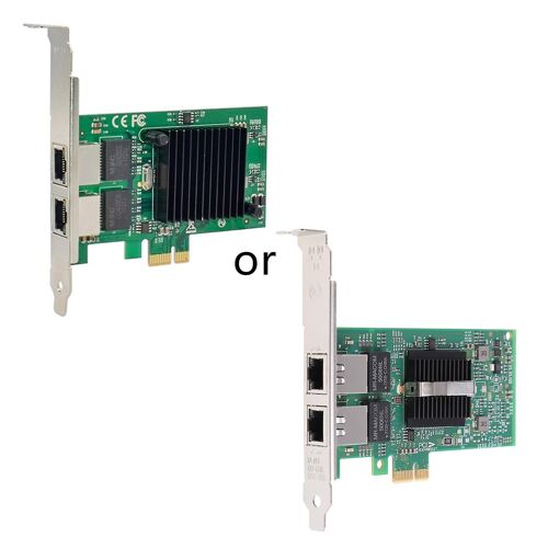 PCI-E Dual Gigabit Network Card 10/100/1000mbp PCI E X1 RJ45 Ethernet Adapter