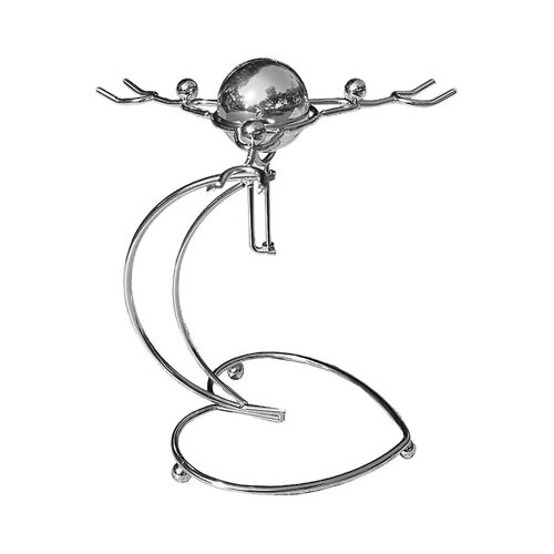 Iron People Balance Figurine Statue Volante Modèle Décoratif Ornement Pour Chambre Dortoir Décoration De Table