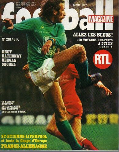 Football Magazine N° 210 : St-Etienne - Liverpool Et Toute La Coupe D'europe