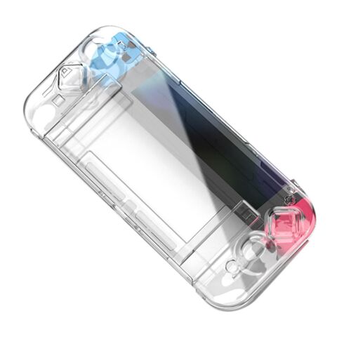 Housse De Protection Transparente Pc Dur Pour Boîtier Cristal Pour Housse De Protection Peau Antichoc Ancrable Pour Coque Pour Console De Jeu Ns Switch