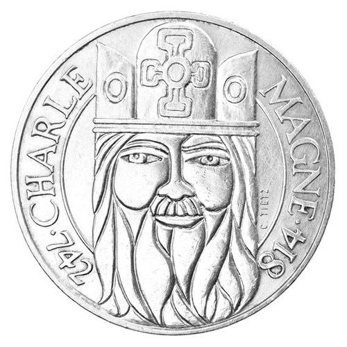 Piece 100 Francs Charlemagne 1990