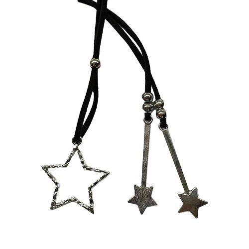 Star Pendant Choker Chain Necklaces Birthday Gift Star Necklaces Alloy Material