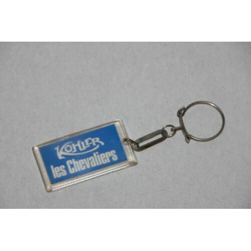 Porte-Clef Publicitaire  Kohler  Les Chevaliers  Forme Rectangulaire
