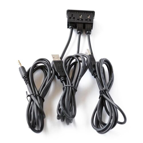 Truck Car Dash Flush Mount Usb 3.0 Port Panel Dual Usb Extension Adapter Cable
