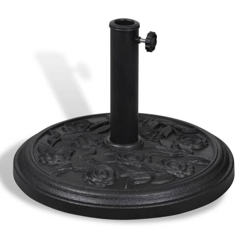 Vidaxl Socle De Parasol Rond Résine