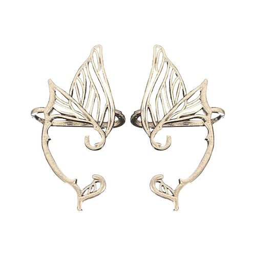 Boucles D'oreilles Métal Oreilles Poignets Femmes Party Bijoux Oreilles Poignets Oreille Clip 2 Pièces