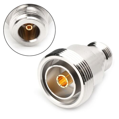 Adaptateur coaxial micro-ondes RF L29 7/16 DIN femelle vers connecteur N femelle