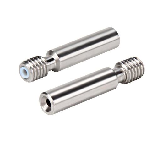 2021 All-Metal V6 Heat Break for Titanium & Alloy 3D Printer Nozzle Throat Pipe