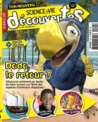Sciences Et Vie Découvertes 194 - Dodo, Le Retour