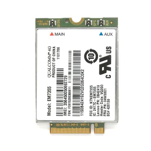 4G Card Module EM7355 Gobi5000 WWAN PCIe Wireless AirPrime MDM9615Qualcomm