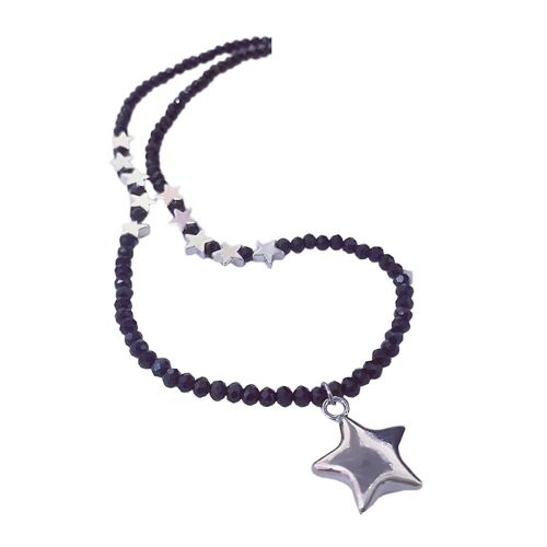 Mode Perles Collier Choker Sweet Cool Star Pendentif Collier Y2k Bijoux