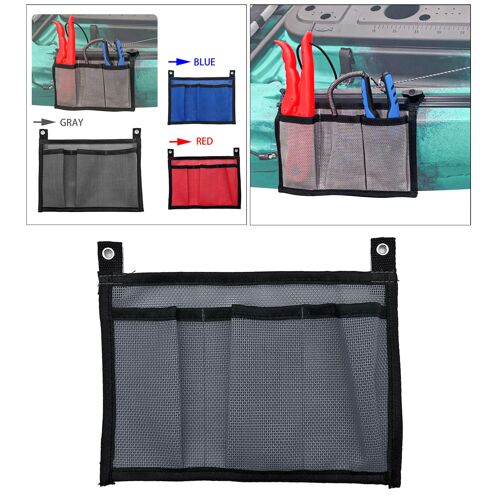 Sac De Rangement Léger En Nylon Pour Kayak Et Canoë, 3 Poches Marine, Pratique Pour Bateau De Pêche, Boîte De Matériel, Porte-Bouteille
