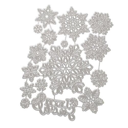 Christmas Snowflakes Metal Cutting Dies Christmas Snowflakes Metal Die Cuts