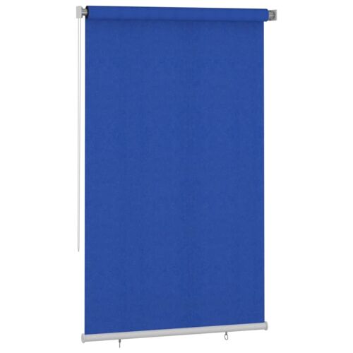 Vidaxl Store Roulant D'extã©Rieur 140x230 Cm Bleu Pehd