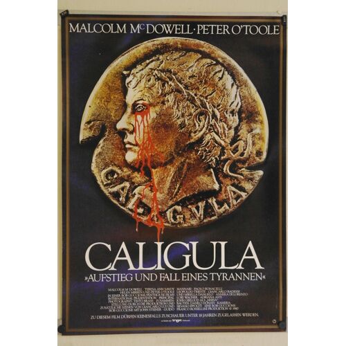 Caligula (Caligola) - Véritable Affiche Allemande De Cinéma Pliée - Format 60x80 Cm - De Tinto Brass Avec Malcolm Mcdowell, Teresa Ann Savoy, Peter O'toole, John Gielgud, Helen Mirren - 1980