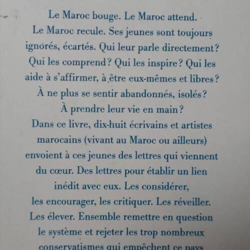 Lettres À Un Jeune Marocain