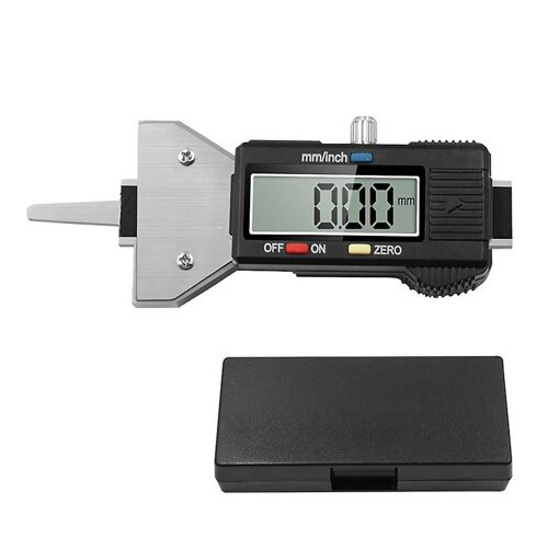 Car Tire Tread Depth Tester Gauge 0-25.4mm/0-1'' Digital Tyre Monitoring Meter