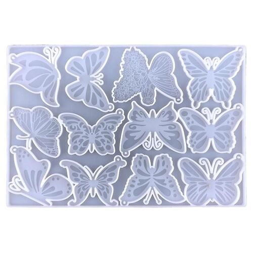 Keychain Resin Molds For Butterfly Shaped Casting Mold Diy Craft Mould Craft Mol