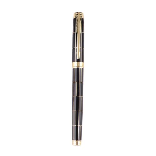 Luxury Men'S Grid Fountain Pen 0.5mm Nib Business Writing Signing Calligraphy Pens Office Stationery
