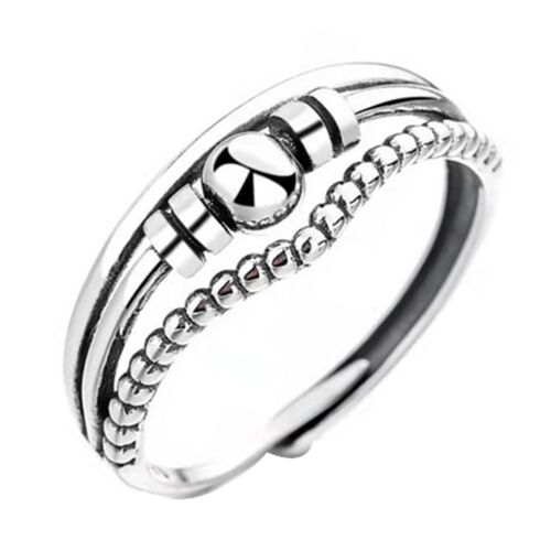 Anneau Spinner Pour Femmes Djustble Open Multilyed Ring Rottble Clming Rings