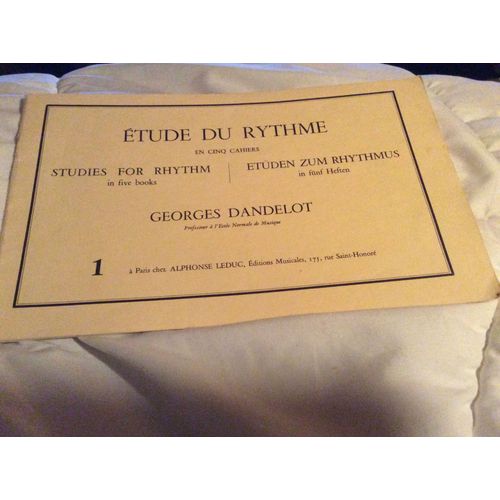 Étude Du Rythme Livre 1 Mesures Simples