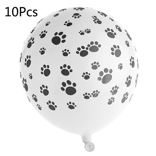 10 pièces Animaux de compagnie Patte de chien Motif en latex Ballons Animal Thème Fête Décoration