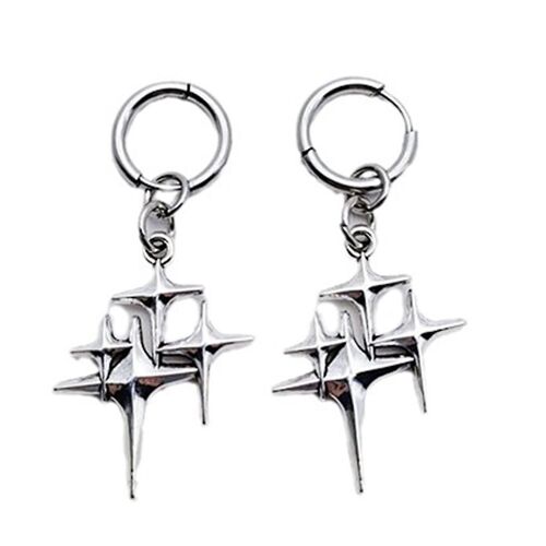Fashionable Star-Shaped Ear Hangers Women Girls Ear Drops For Party Weeding
