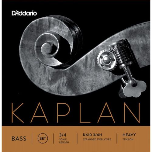 D'addario K610 3/4h - Jeu De Cordes Contrebasse Kaplan, Manche 3/4, Heavy