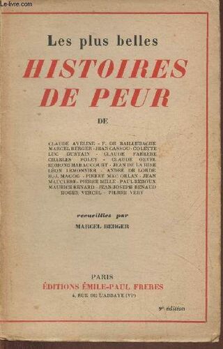 Les Plus Belles Histoires De Peur