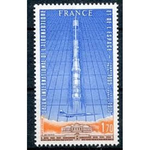 Salon International De L'Aéronautique Et De L'Espace : Fusée Ariane Et Concorde Année 1979 Poste Aérienne N° 52 Yvert Et Tellier Luxe