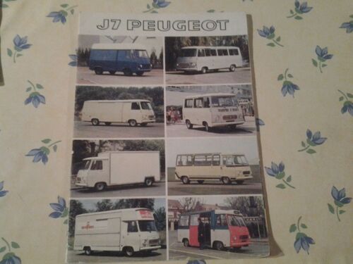 Dépliant J7 Peugeot