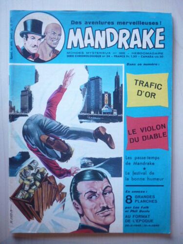 Mandrake Mondes Mystérieux N°388 Complet Avec Les 8 Grandes Planches