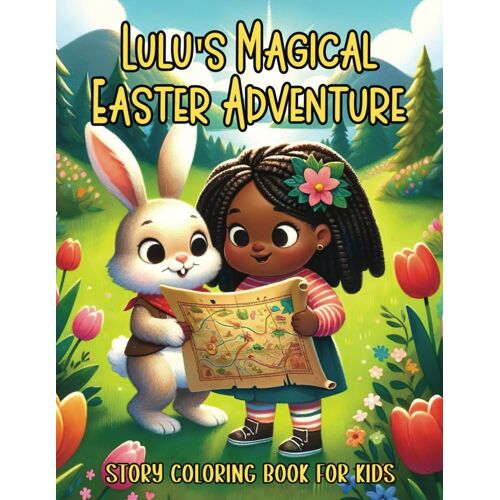Lulu's Magical Easter Adventure Story Coloring Book For Kids: A Journey Of Friendship And Magic
