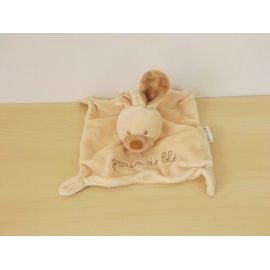 doudou lapin beige grain de blé