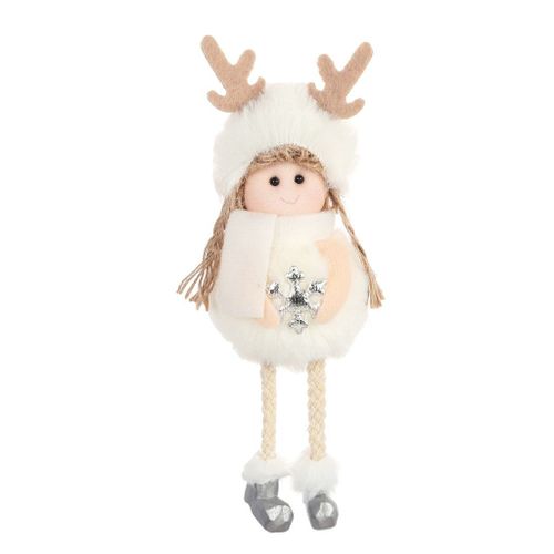 Ange En Peluche Pour Noël, Poupée Mignonne Pour Enfants, Pendentif D'arbre De Noël Pour Filles, Décorations Pour Arbre De Noël