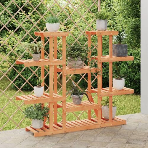 vidaXL Support à fleurs 110x25x110,5 cm bois massif de sapin