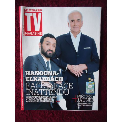 Le Figaro Tv Magazine  N° 21903 _ Hanouna - Elkabbach  
