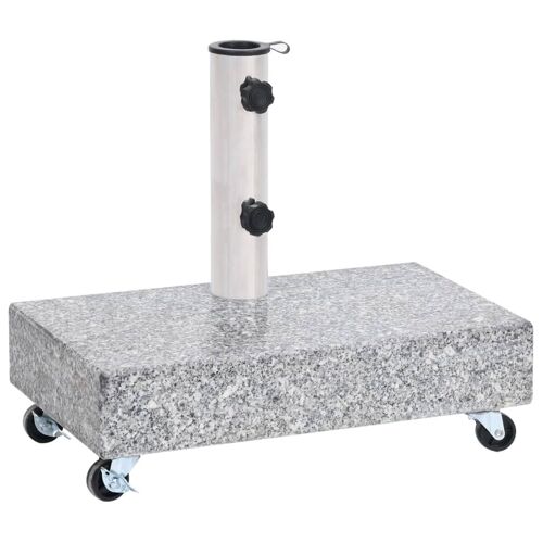 Vidaxl Socle De Parasol Gris Clair 45x25x8,3 Cm Granite