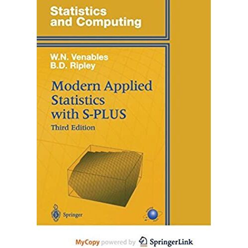 Modern Applied Statistics With S-Plus