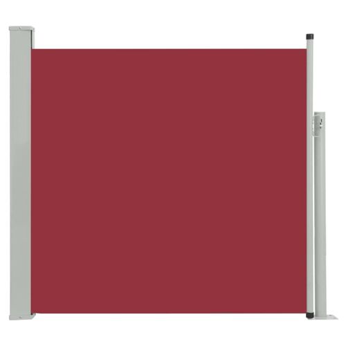 Auvent Paravent Store Brise-Vue Latéral Rétractable De Patio Jardin Terrasse Balcon Protection Visuelle Écran 170 X 300 Cm Rouge Helloshop26 02_0007320
