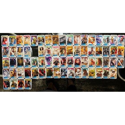 Lot De 5 Cartes Star Wars Auchan Au Choix