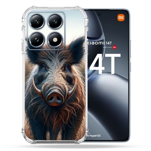 Coque Renforcée Pour Xiaomi 14t / 14t Pro Chasse Sanglier Attaque