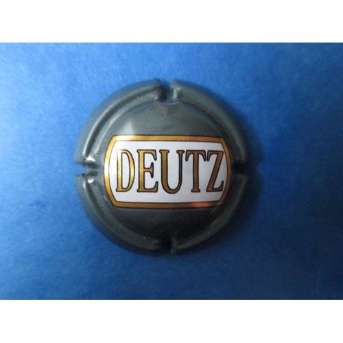 Capsule De Champagne  Deutz , Gris-Bleu .