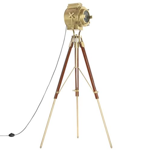 Vidaxl Lampadaire À Trépied Bois De Manguier Massif 193 Cm